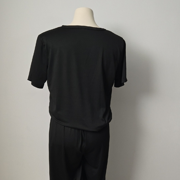 Hello Kitty Pajama Lounge Set 2 Piece Black Womens Small Cute Sanrio - Picture 4 of 10